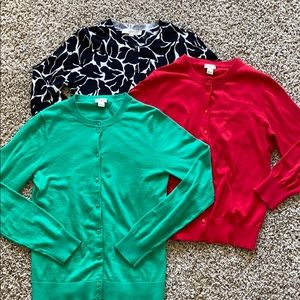 J Crew Cardigan Bundle -M